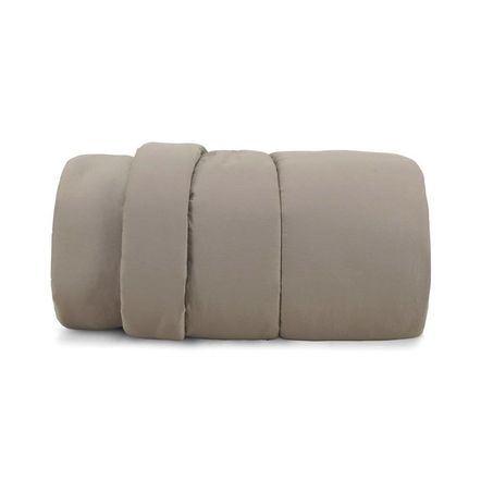 Edredom Solteiro Karsten 180 Fios Percal 100% Algodão Liss Taupe