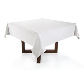 Toalha de mesa Quadrada Karsten 8 lugares Celebration Veríssimo Branca