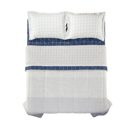 Edredom King Karsten 180 Fios Percal 100% Algodão Orlando