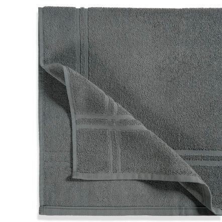 Toalha de Piso Karsten 100% Algodão Metrópole Cinza Steel