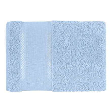 Toalha de Lavabo/Visita para Bordar Karsten Melina II Baby Blue