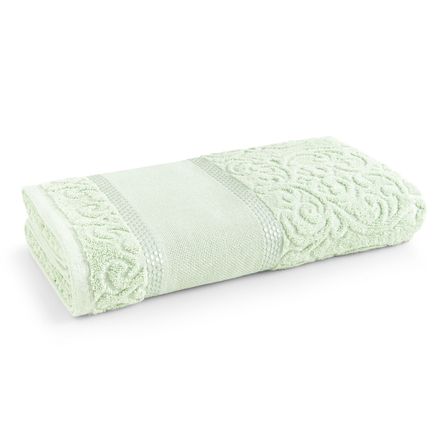 Toalha de Banho para Bordar Karsten Melina II Verde Chá
