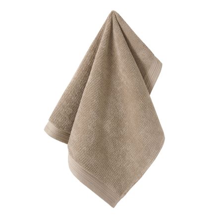 Toalha de Rosto Fio Penteado 100% Algodão Imperial Taupe