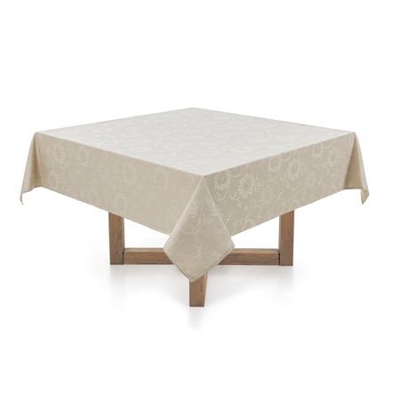 Toalha de mesa Quadrada Karsten 8 lugares Celebration Sienna Noz Moscada