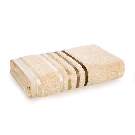 Toalha Banhão Karsten Fio Penteado Lumina Areia/Marrom