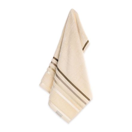 Toalha de Rosto Karsten Fio Penteado Lumina Areia/Marrom