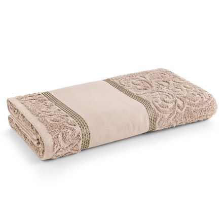 Toalha de Rosto para Pintar Karsten Melina Taupe