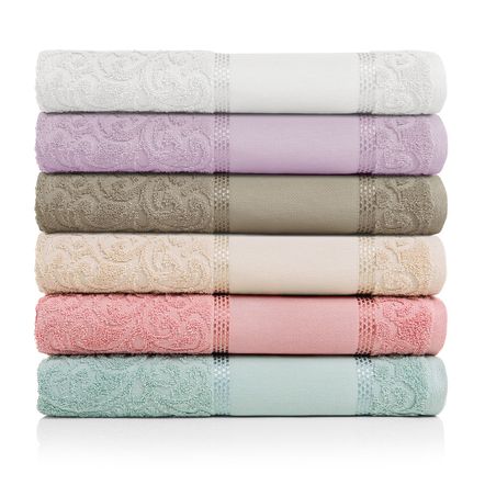 Toalha de Lavabo/Visita para Pintar Karsten Melina Lady Pink