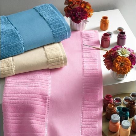 Toalha de Lavabo/Visita para Pintar Karsten Stella Cáqui