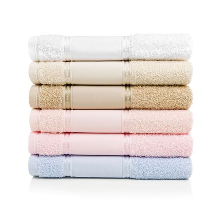 Toalha de Banho Para Pintar Karsten Bruna II Natural