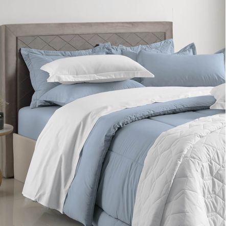Jogo de Cama Solteiro Karsten 180 Fios Percal 100% Algodão Liss Allure