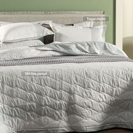 Jogo de Cama Queen Karsten 180 Fios Percal 100% Algodão Lopes