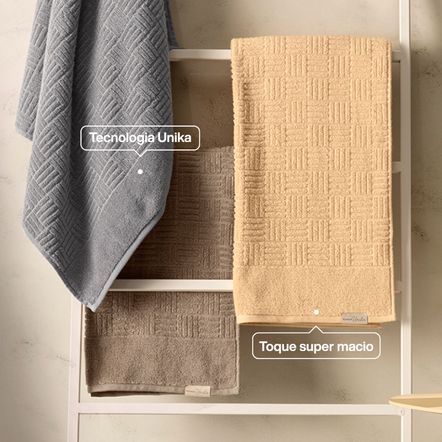 Toalha de Rosto Karsten Fio Penteado Invicta Urbano