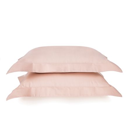 Fronha Karsten 2 Peças 270 Fios Cetim 100% Algodão Domos Rosa