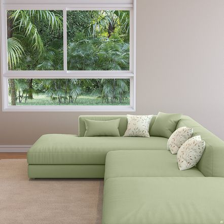 Tecido Acquablock Karsten Impermeável Interno Garbo Verde Chá