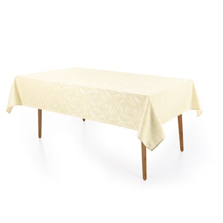 Toalha de Mesa Retangular Karsten 8 Lugares Sempre Limpa Urban Natural