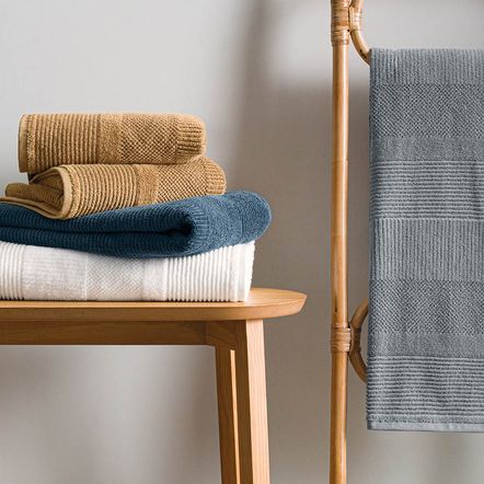 Toalha Rosto Karsten 100% Algodão Realce Lilás