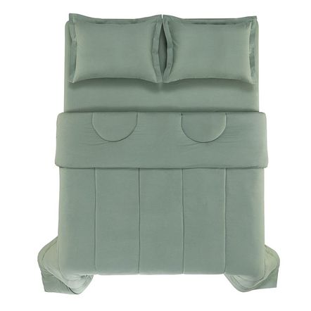 Edredom King Karsten 180 Fios Percal 100% Algodão Liss Malva