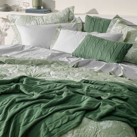 Jogo de Cama Queen Karsten 180 Fios Percal 100% Algodão Alissa