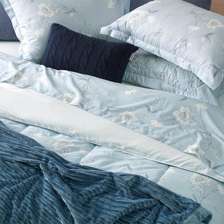 Jogo de Cama Solteiro Karsten 180 Fios Percal 100% Algodão Anabela