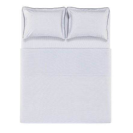 Jogo de Cama Casal Karsten 180 Fios Percal 100% Algodão Amália