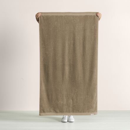 Toalha Banhão Fio Penteado 100% Algodão Imperial Taupe