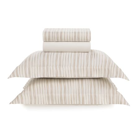 Jogo de Cama King Karsten Jacquard 100% Algodão Oberon