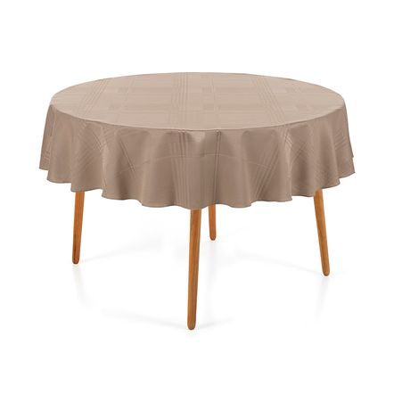 Toalha de Mesa Redonda Karsten 6 Lugares Sempre Limpa Dríade