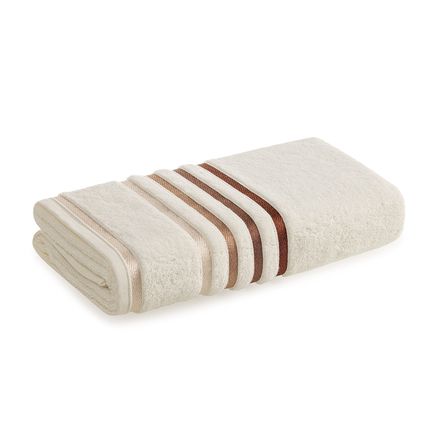 Toalha de Banho Fio Penteado Lumina Ivory/Ferrugem