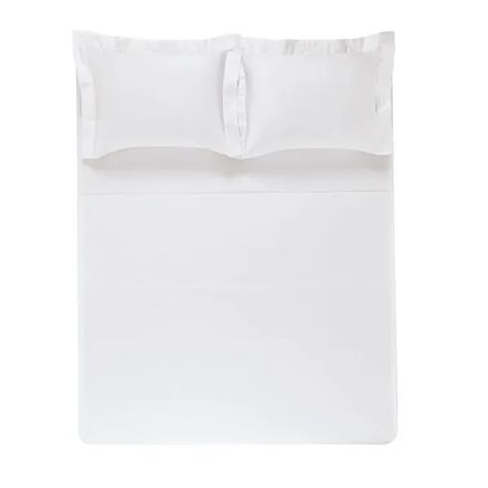 Jogo de Cama Queen 300 Fios 100% Algodão Bossa Branco