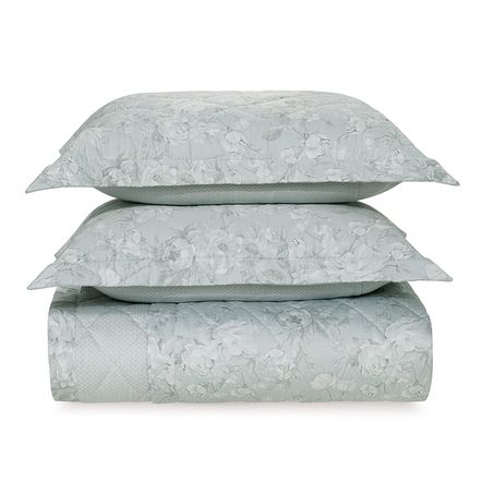 Colcha Queen com 2 Porta Travesseiros Cetim 300 Fios Olívia
