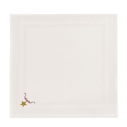 Kit 2 Guardanapos de Natal Estrela-guia Branco