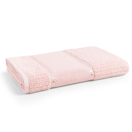 Toalha de Rosto Para Bordar Passa Fitas I Rosa Quartzo