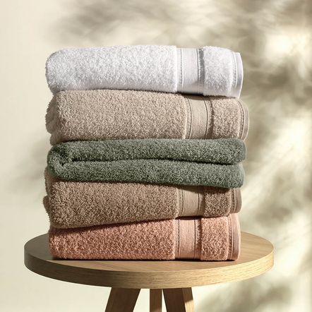 Toalha de Banho Fio Cardado 100% Algodão Linea Branco
