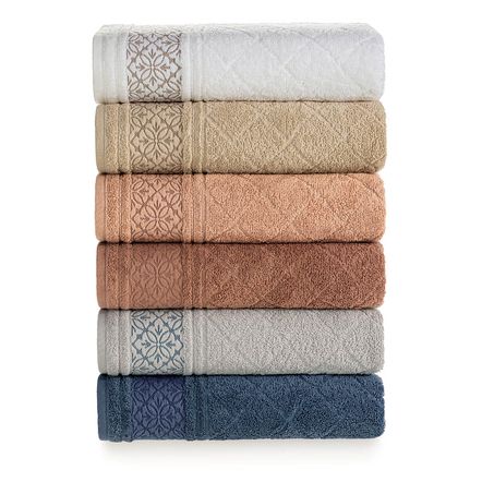 Toalha de Rosto Fio Penteado Bragança Branco