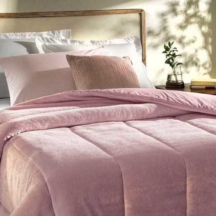 Edredom Fleece 180 Fios Queen Zart Rosé