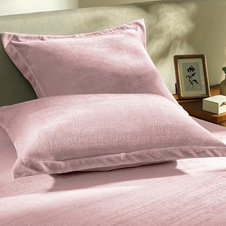 Lençol de Microfibra Queen com Fronhas Zart Rosé