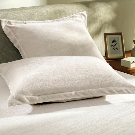 Lençol de Microfibra Casal com Fronhas Zart Bege