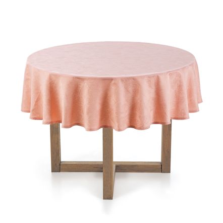 Toalha de mesa Redonda Karsten 4 lugares Jacquard Arbela Pétala