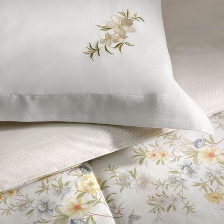 Colcha King com 2 Porta-travesseiros 200 Fios 100% Algodão Melinda