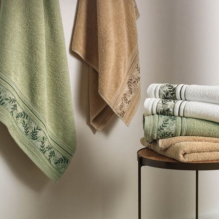 Toalha de Rosto Fio Cardado Anis Frapê