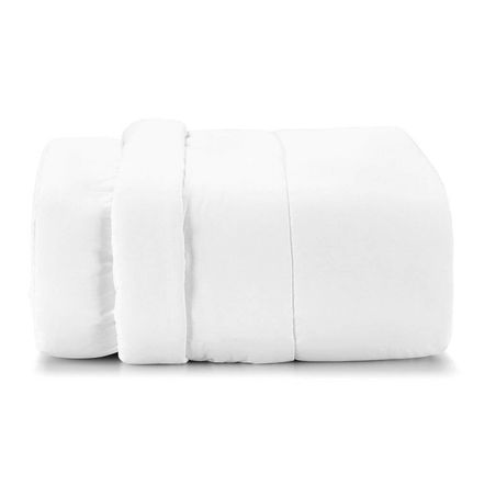 Edredom Casal Karsten 180 Fios Percal 100% Algodão Liss Branco