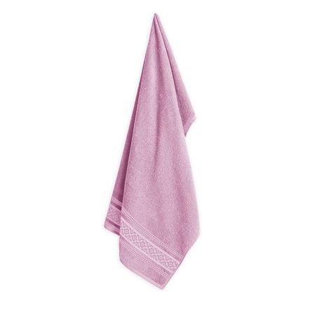 Toalha de Banho Karsten Fio Cardado Abel Rosé/Bordô