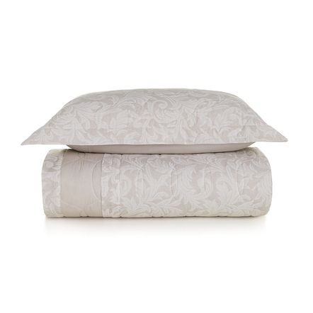 Colcha Solteiro com Porta Travesseiro 100% Algodão Susan