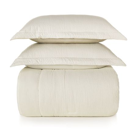 Colcha Queen com 2 Porta-travesseiros Baumann Branco