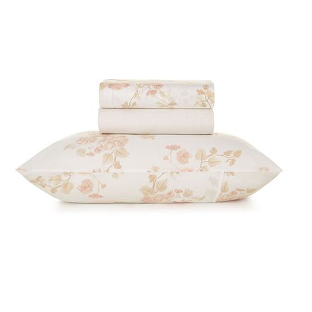 Jogo de Cama Solteiro 100% Algodão Thalia