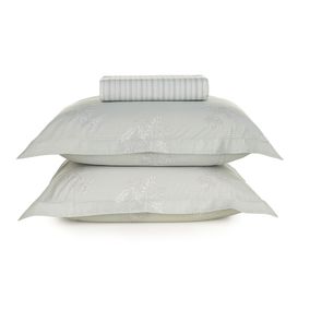 Lençol Queen com Elástico e Fronhas 200 Fios 100% Algodão Dália