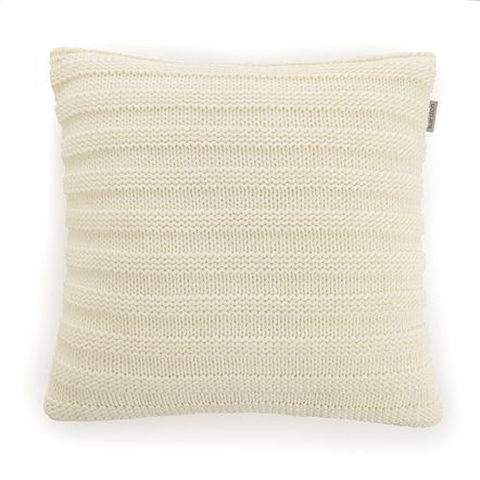 Almofada Decorativa de Tricot Elana Marfim