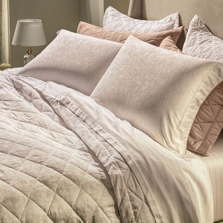 Jogo de Cama King 300 Fios 100% Algodão Elisa