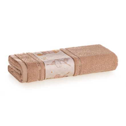 Toalha de Banho Infantil Fio Cardado Daisy Deserto